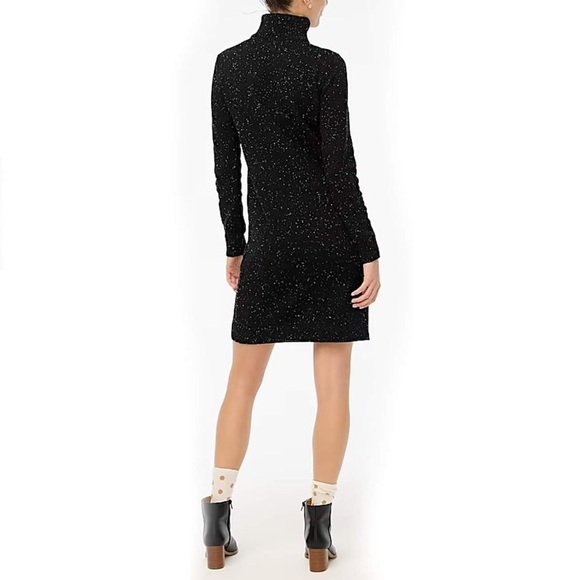 J.Crew Black Zip Sweater Dress - Picture 2 of 5